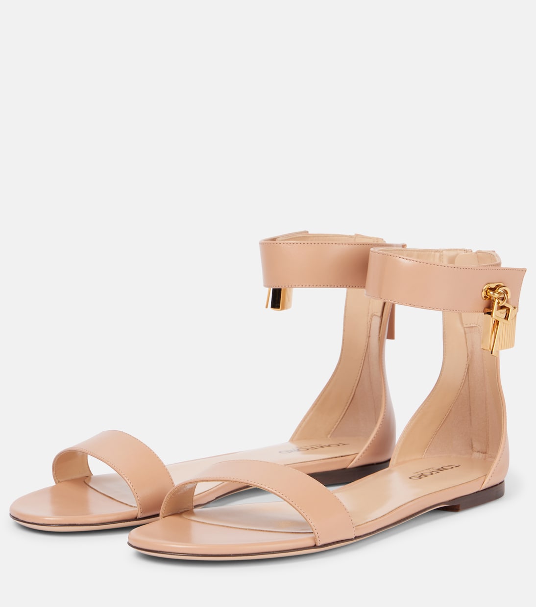 Padlock leather sandals | Tom Ford