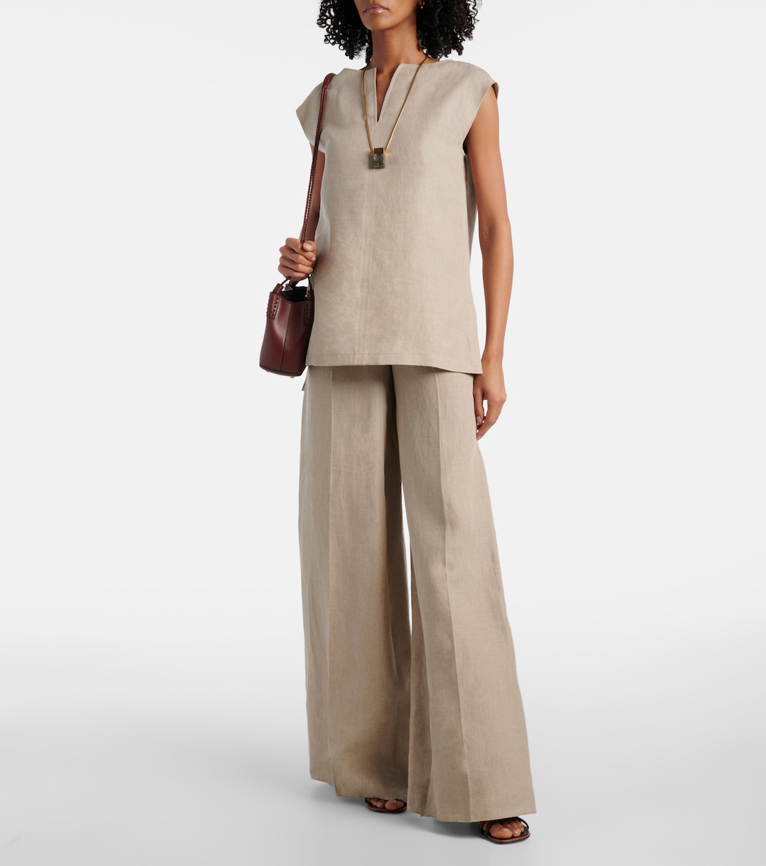 Pantaloni a gamba larga Sequoia | Max Mara