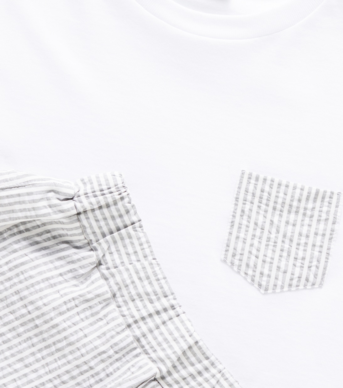 Striped cotton T-shirt and Bermuda shorts set | Il Gufo