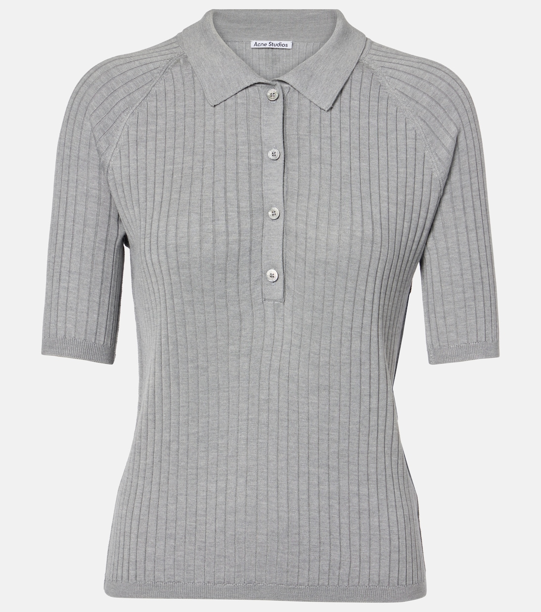 Polo in maglia di seta | Acne Studios