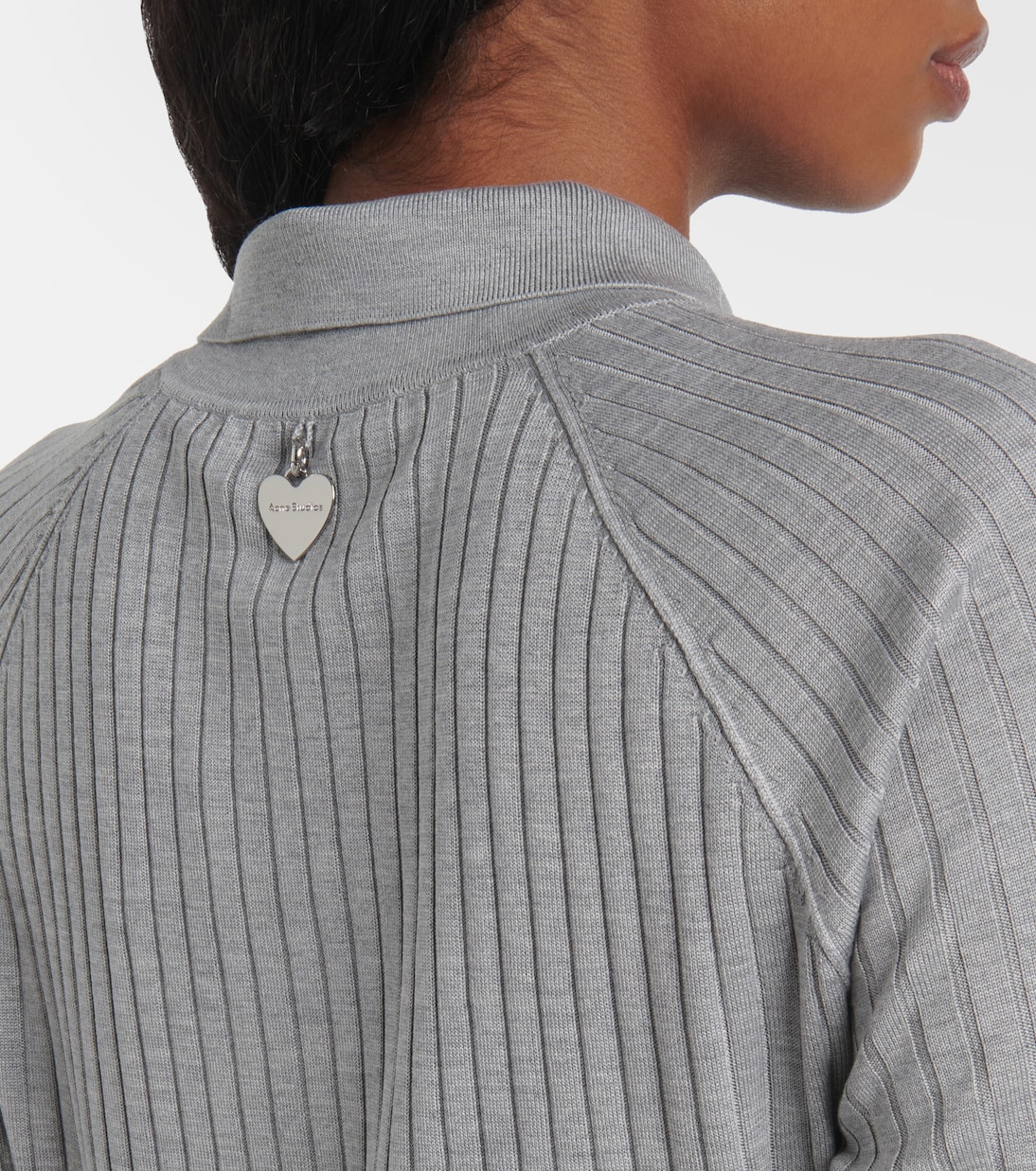 Polo in maglia di seta | Acne Studios