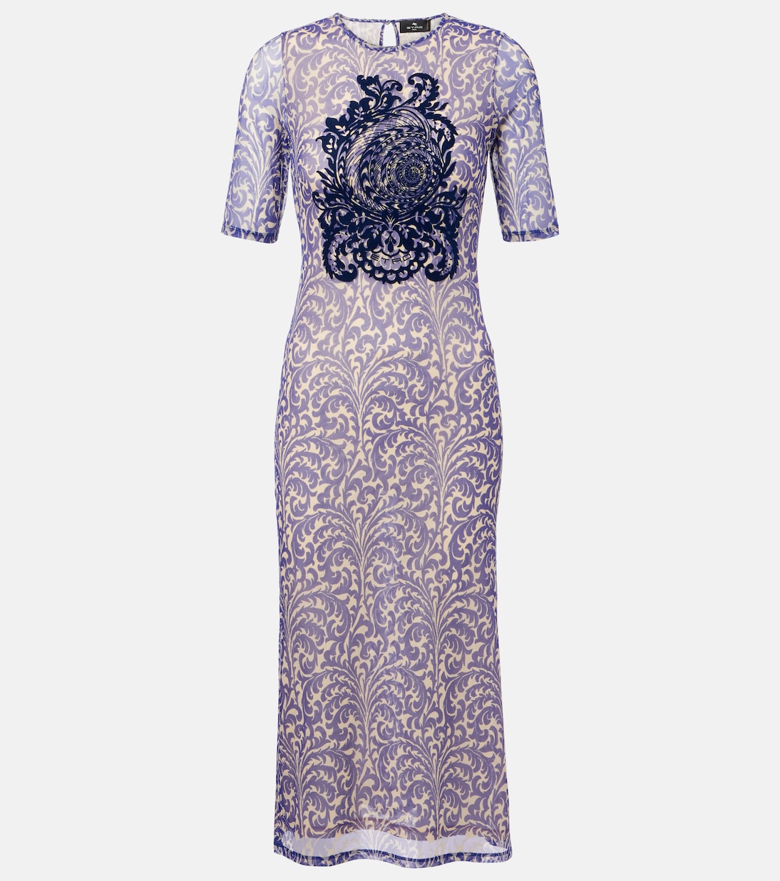 Bedrucktes Midikleid aus Mesh | Etro
