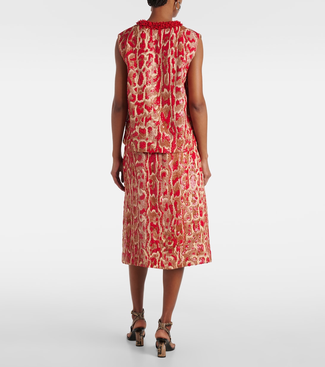 College beaded-embellished top | Dries Van Noten