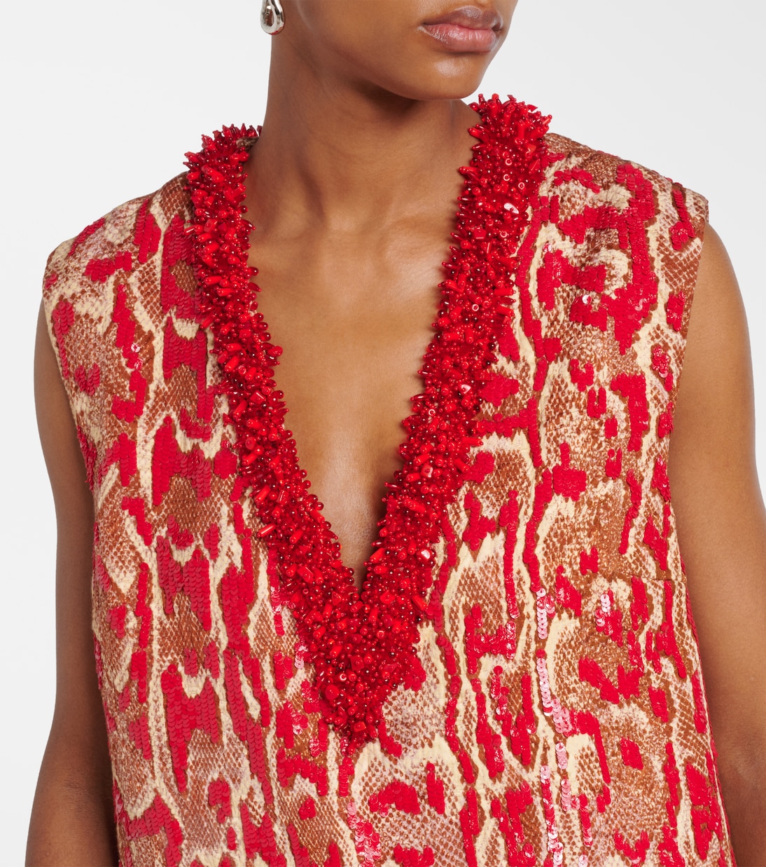 College beaded-embellished top | Dries Van Noten