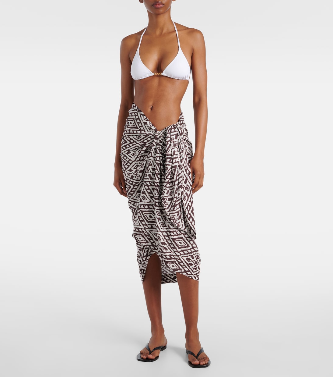 Pareo printed beach cover-up | Melissa Odabash