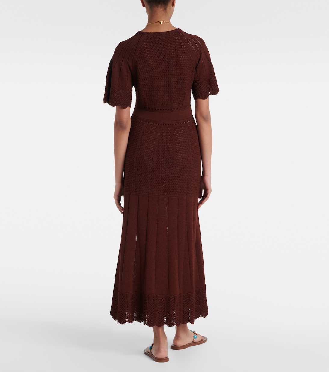 Imaginaire cotton-blend maxi dress | Eres