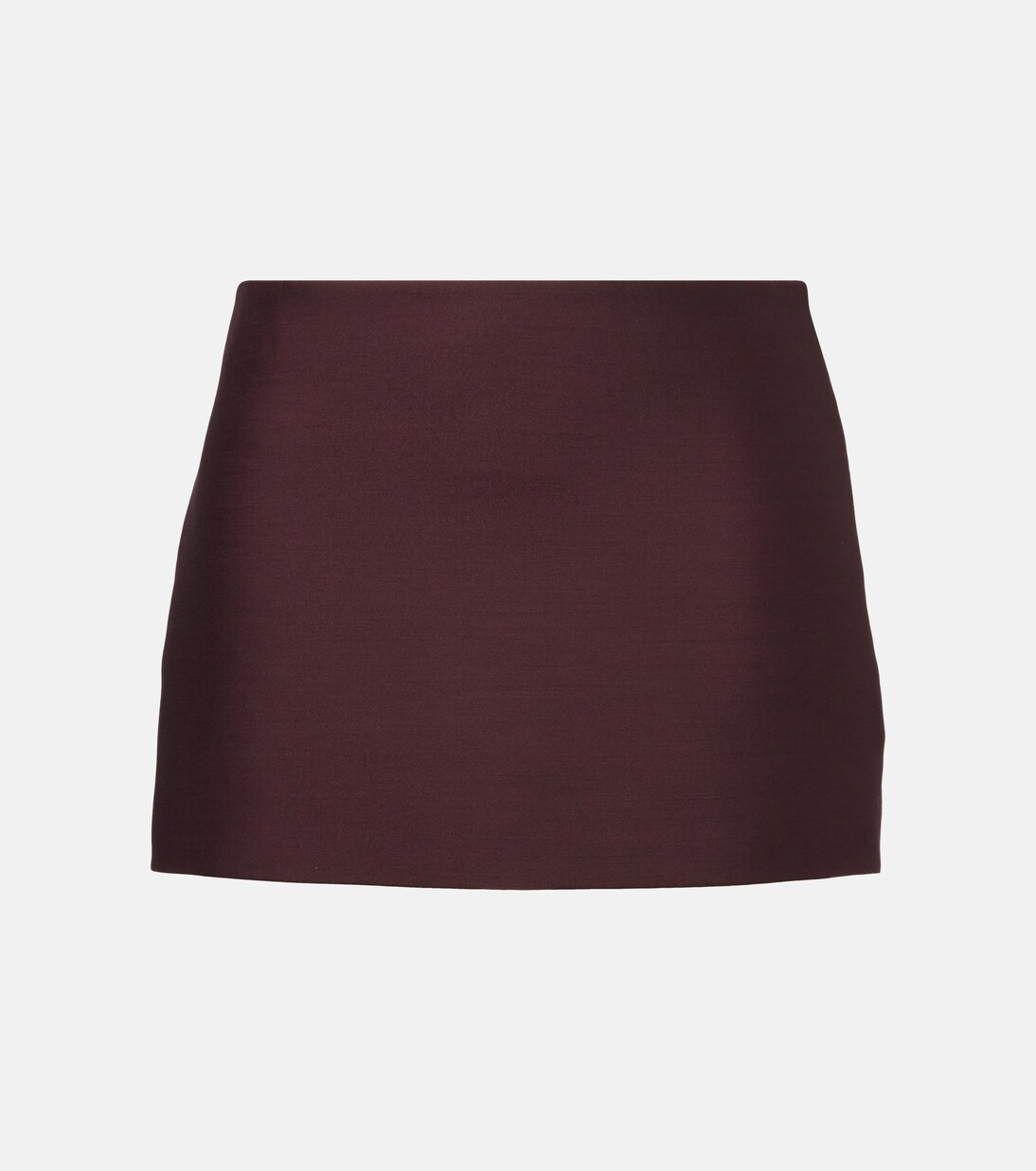 Jett wool and silk miniskirt | Khaite