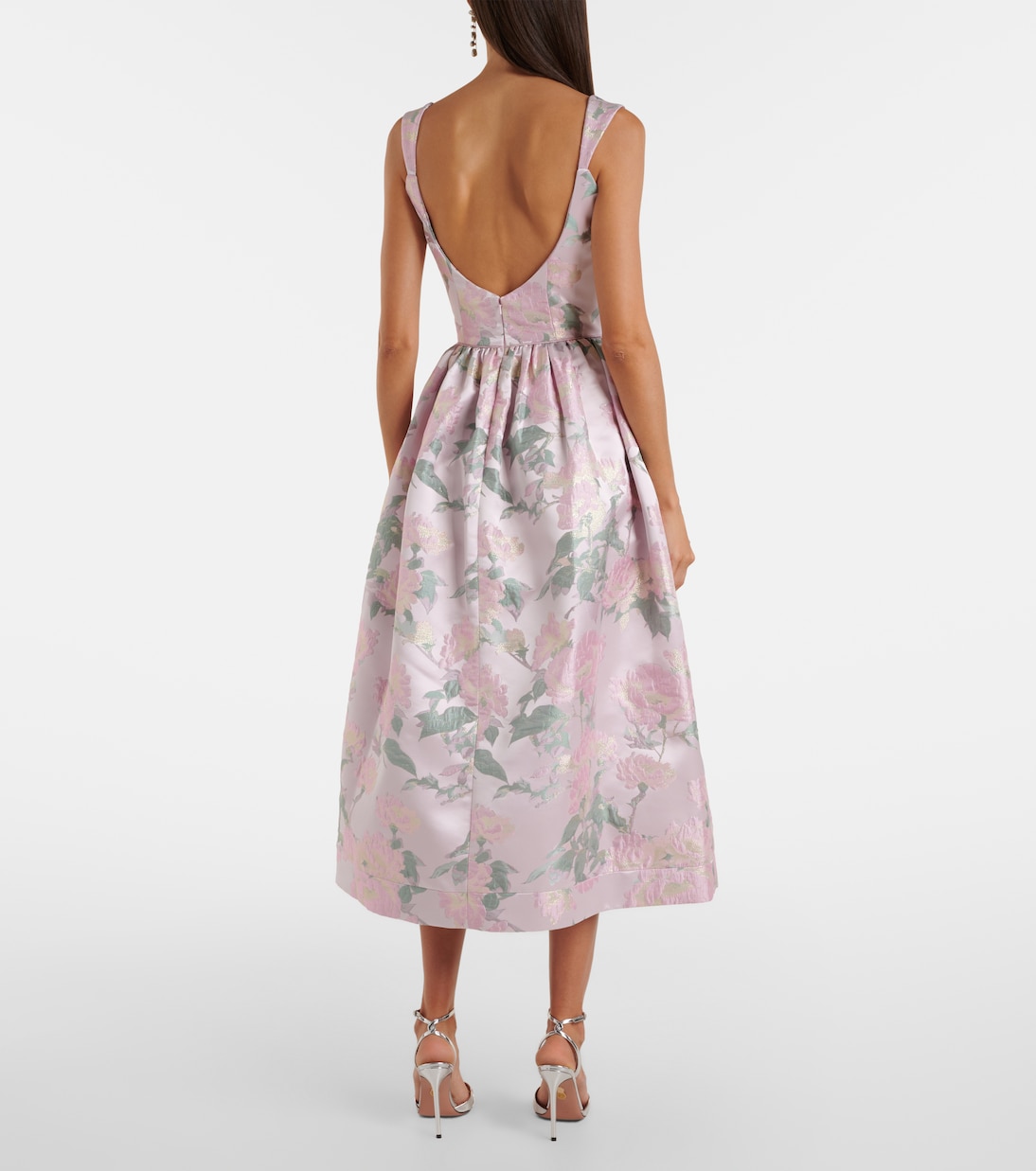 Robe Apple en brocart à fleurs | Markarian
