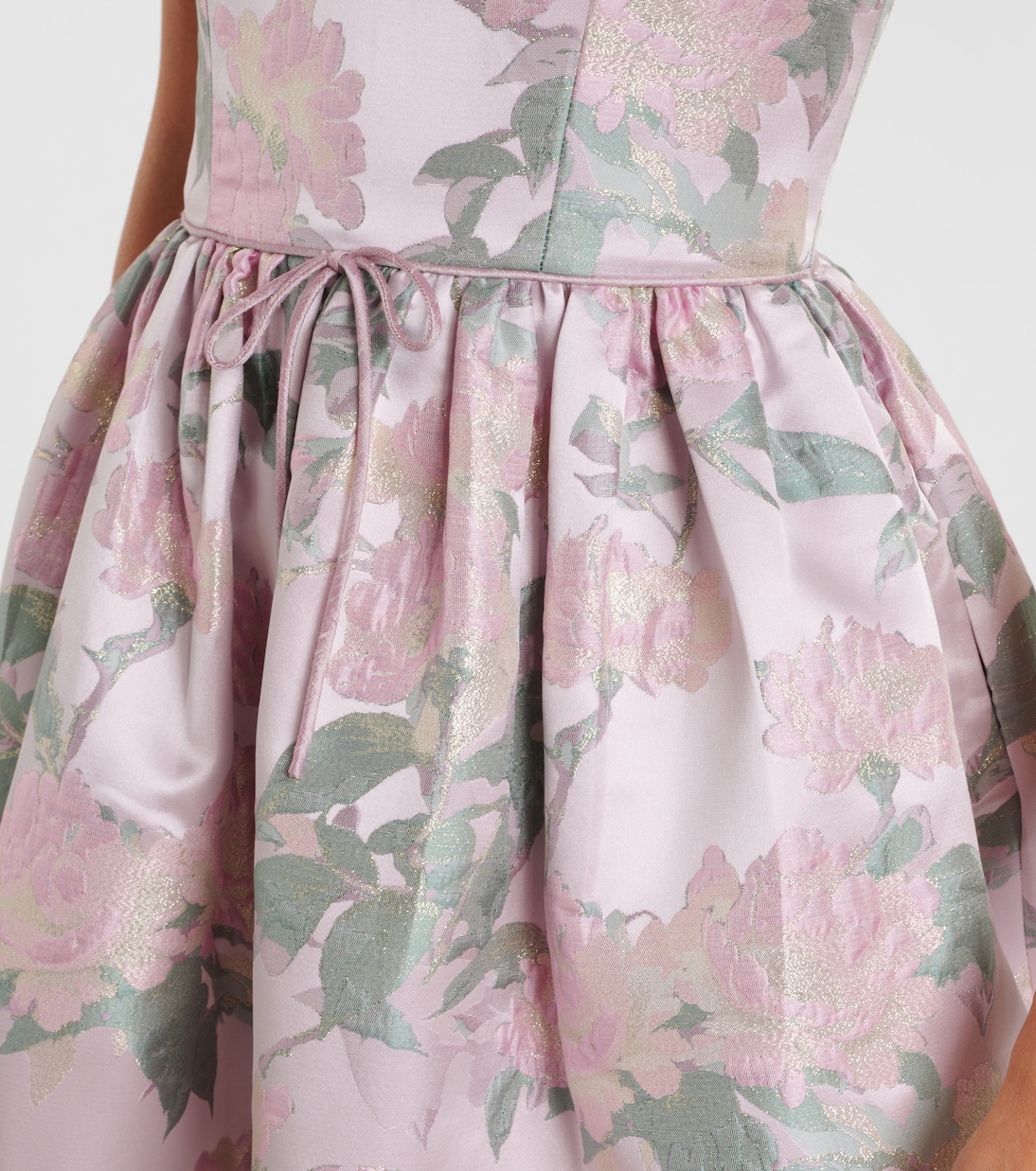 Robe Apple en brocart à fleurs | Markarian