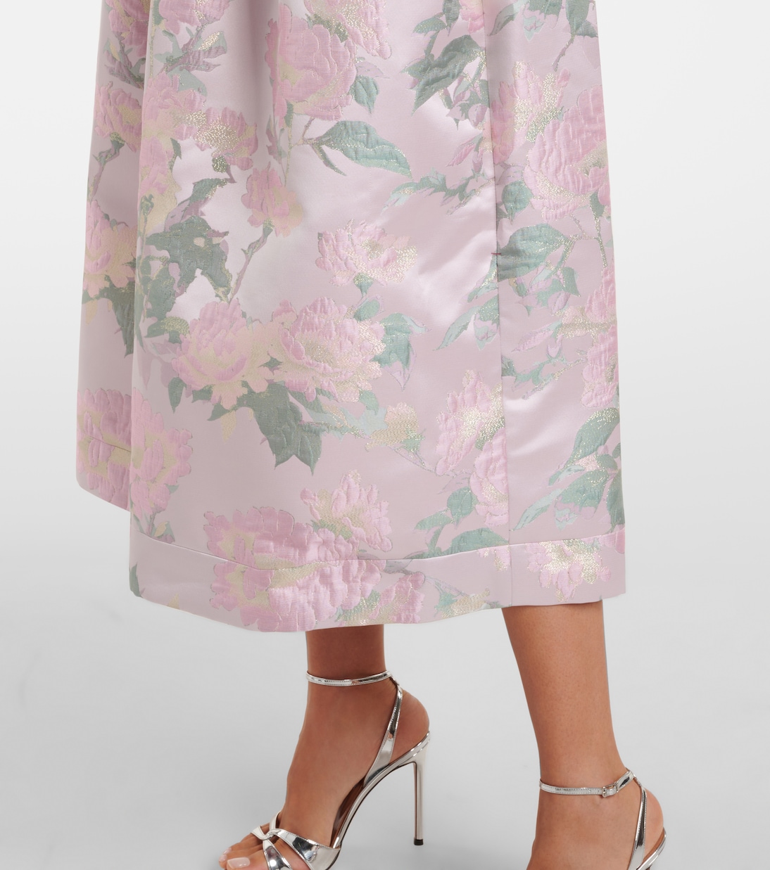 Robe Apple en brocart à fleurs | Markarian
