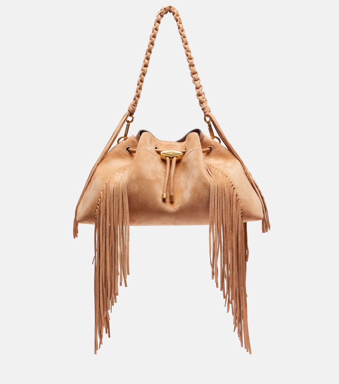 Bon Bon Medium fringed suede shoulder bag | Jimmy Choo