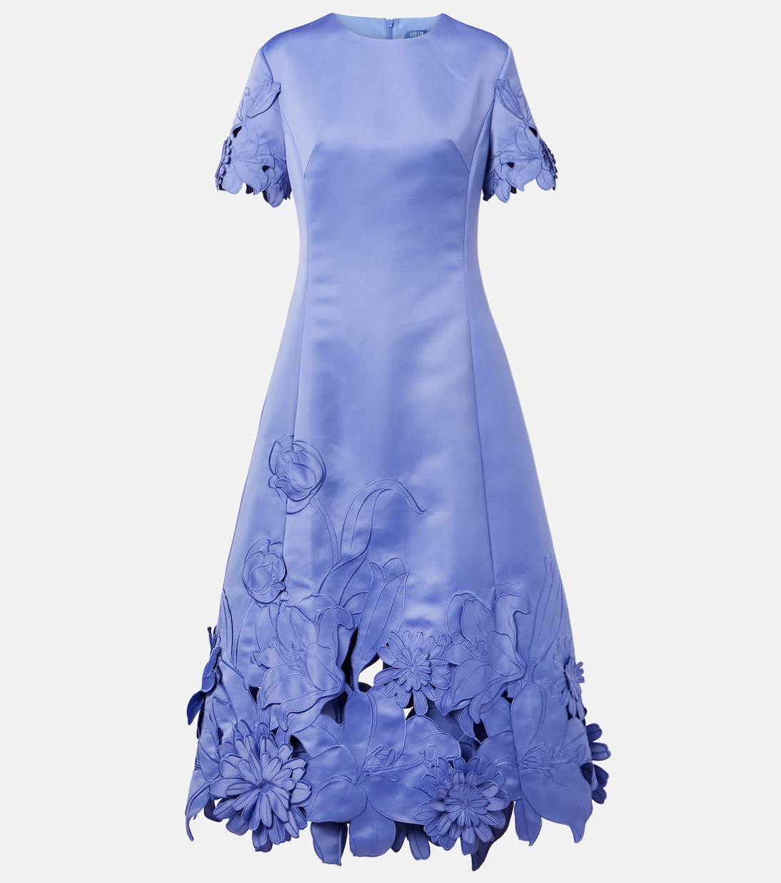 Abito midi Caroline in raso | Leo Lin