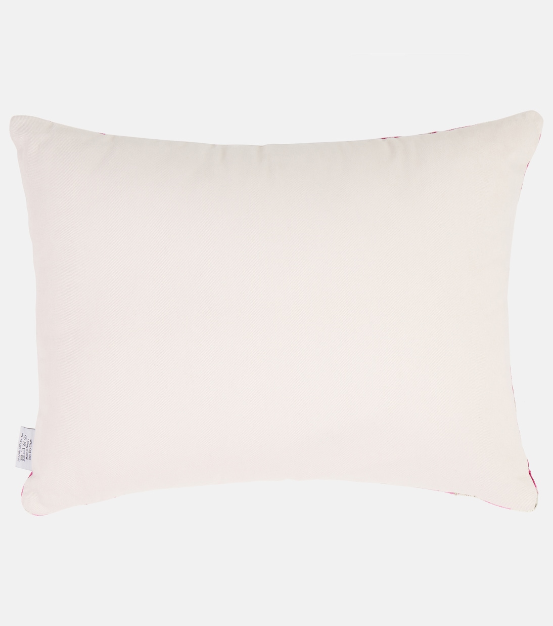 Printed silk and cotton velvet cushion | Les-Ottomans