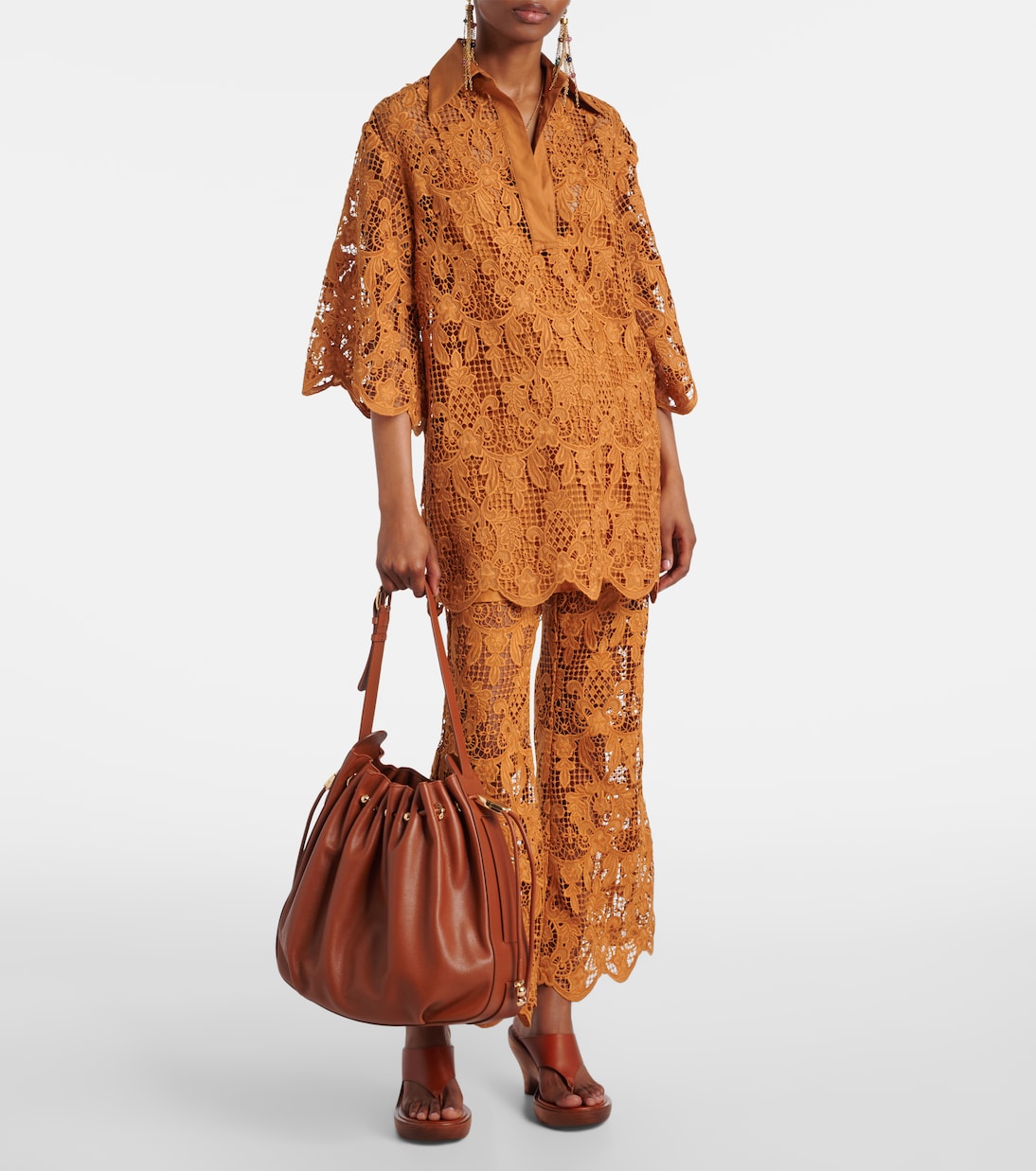 Top Coco de encaje festoneado | Zimmermann