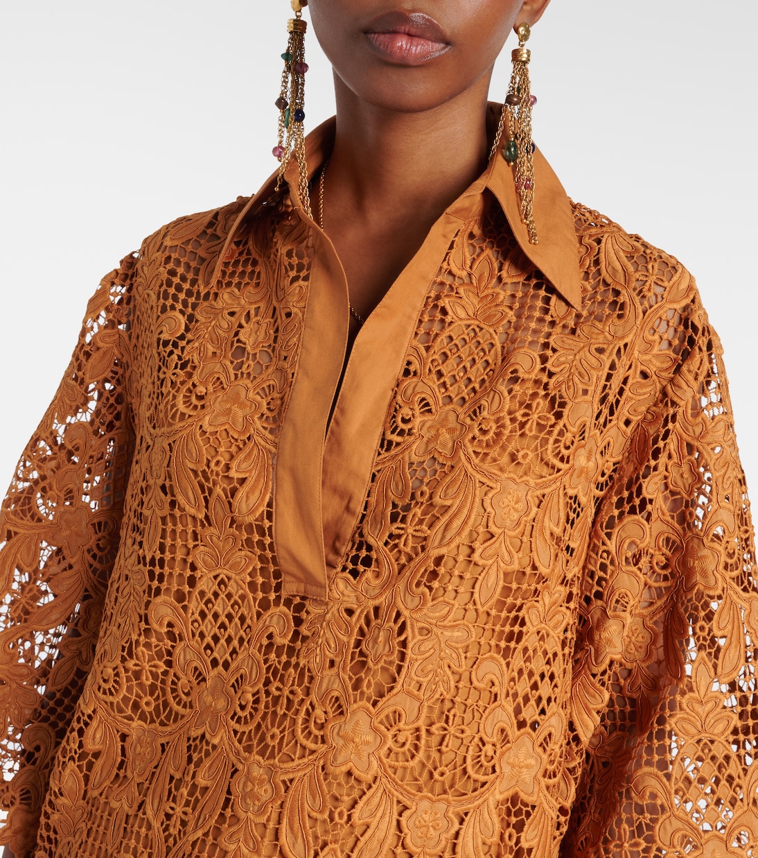 Top Coco de encaje festoneado | Zimmermann