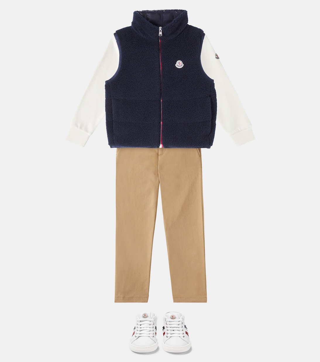 Weste Orin aus Faux Shearling | Moncler Enfant