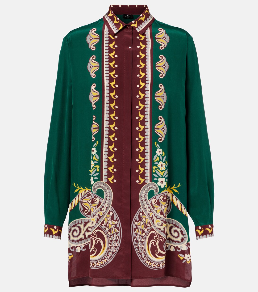 Printed oversized silk shirt | Etro