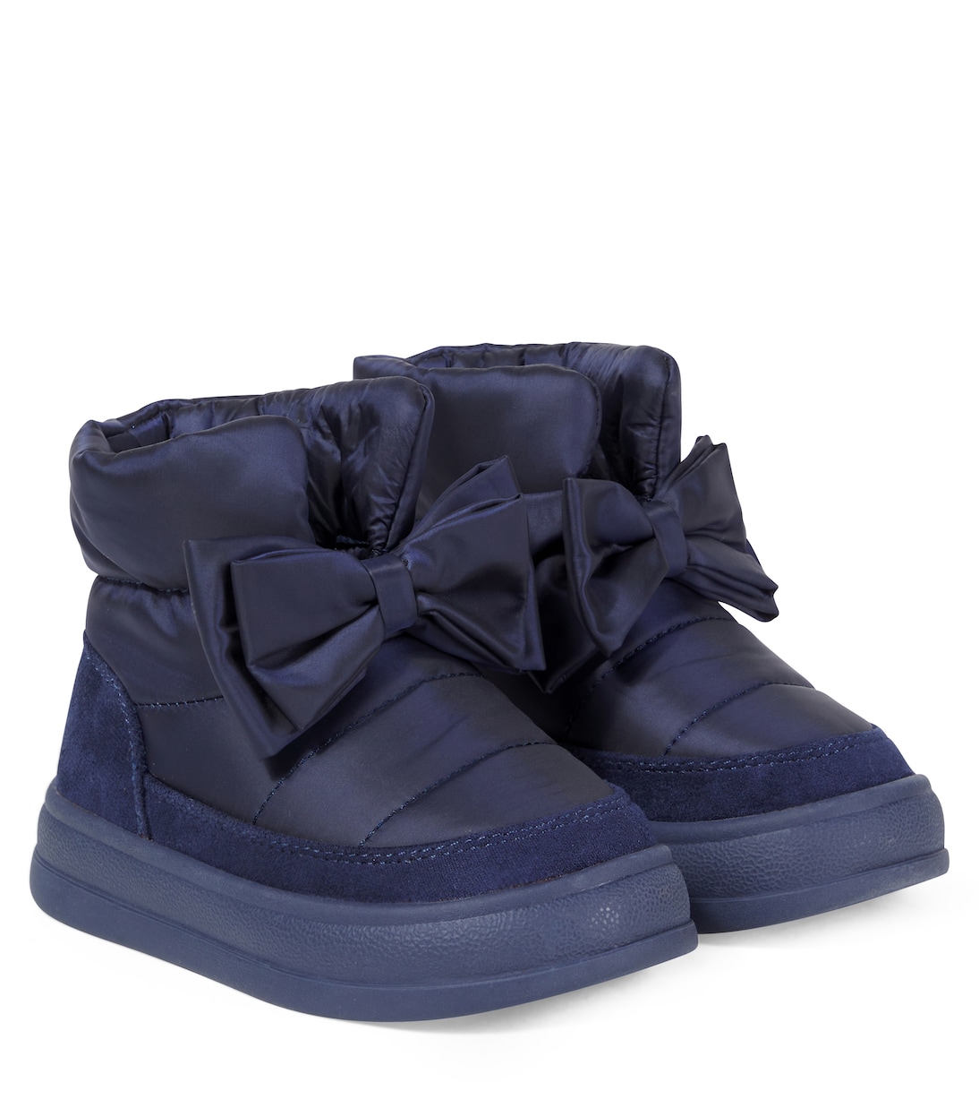 Bow-details ankle boots | Monnalisa