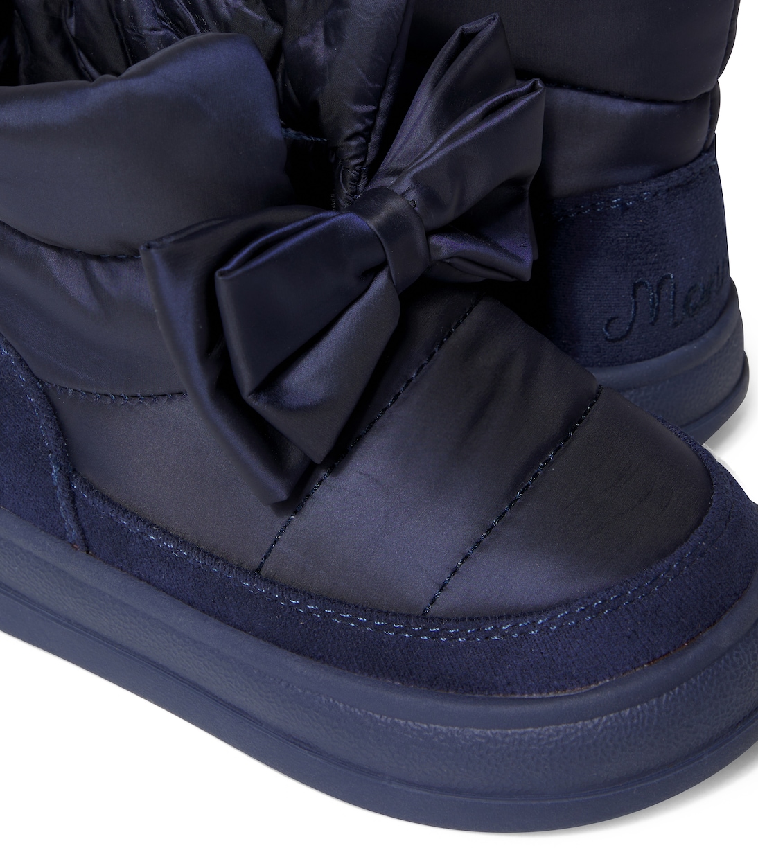 Bow-details ankle boots | Monnalisa