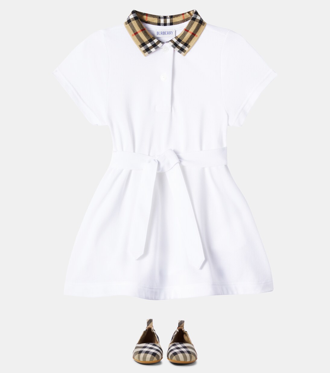 Burberry Check cotton polo dress | Burberry Kids