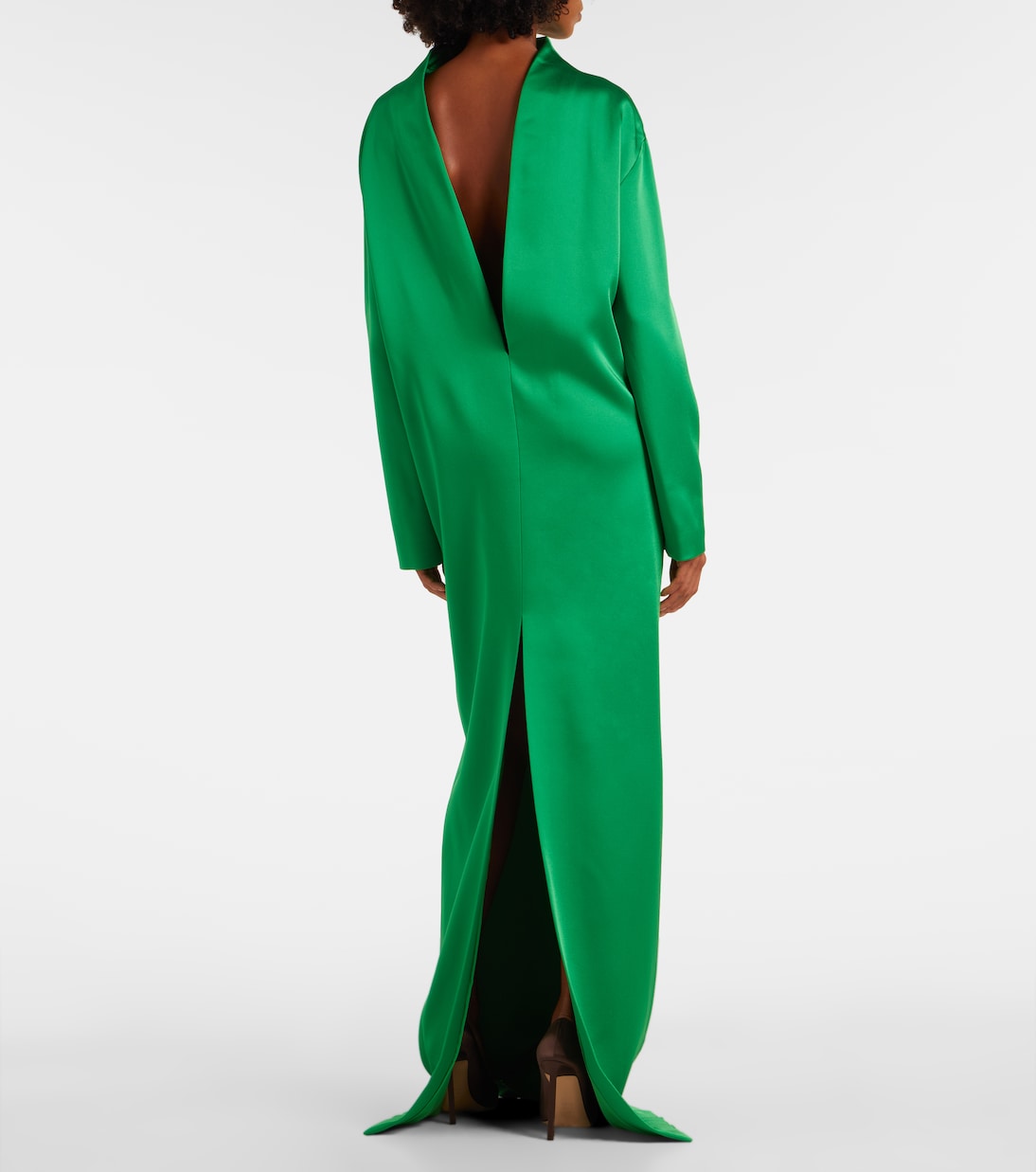 Robe longue en crêpe de satin | Tom Ford