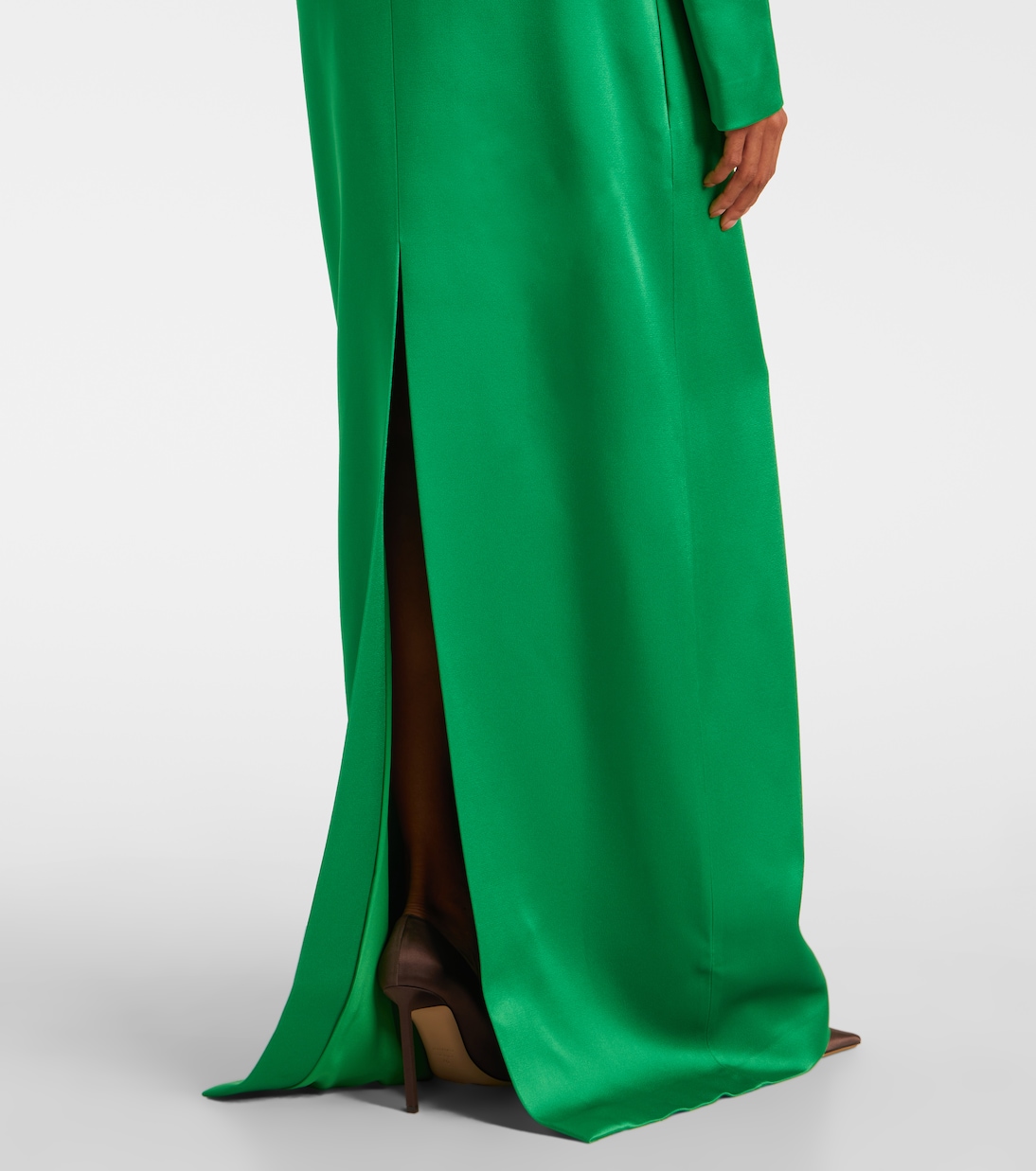 Robe longue en crêpe de satin | Tom Ford