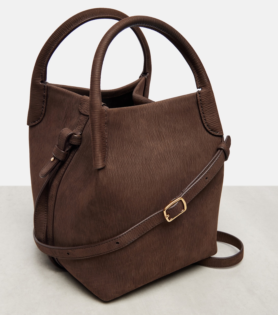 Bale S号皮革水桶包 | Loro Piana