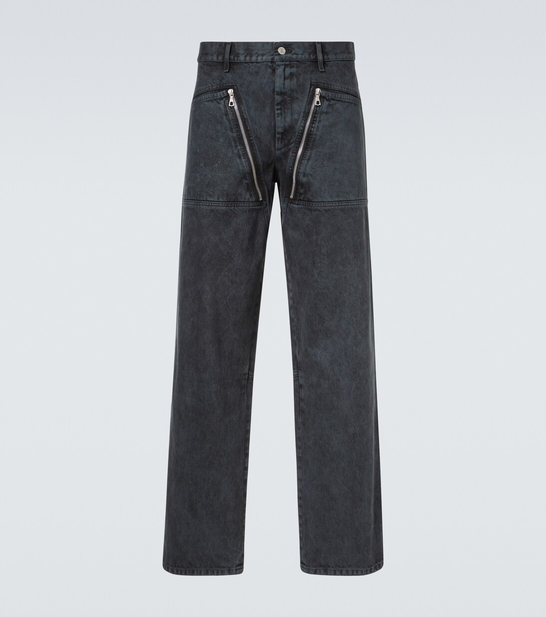 Jeans anchos con cremalleras | Dries Van Noten