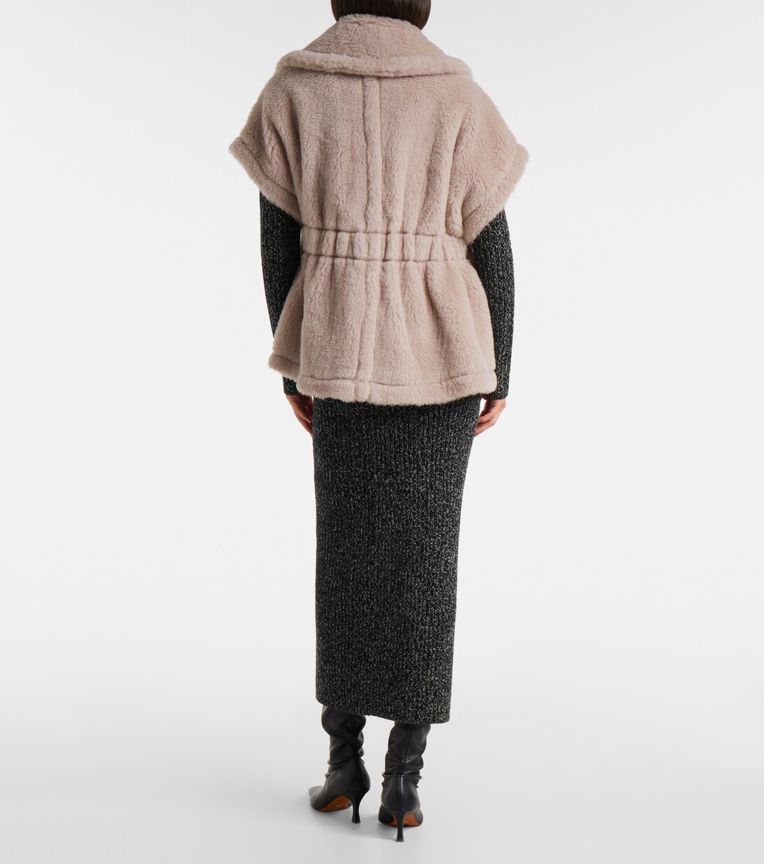 Cape Newbab en alpaga, laine et soie  | Max Mara