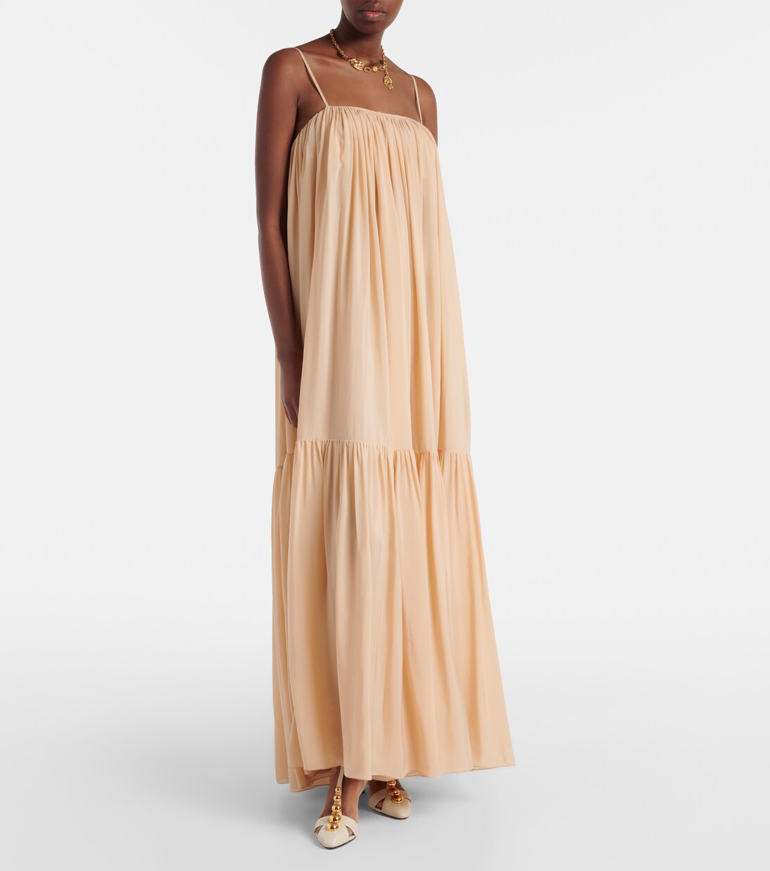 Silk maxi dress | Chloé