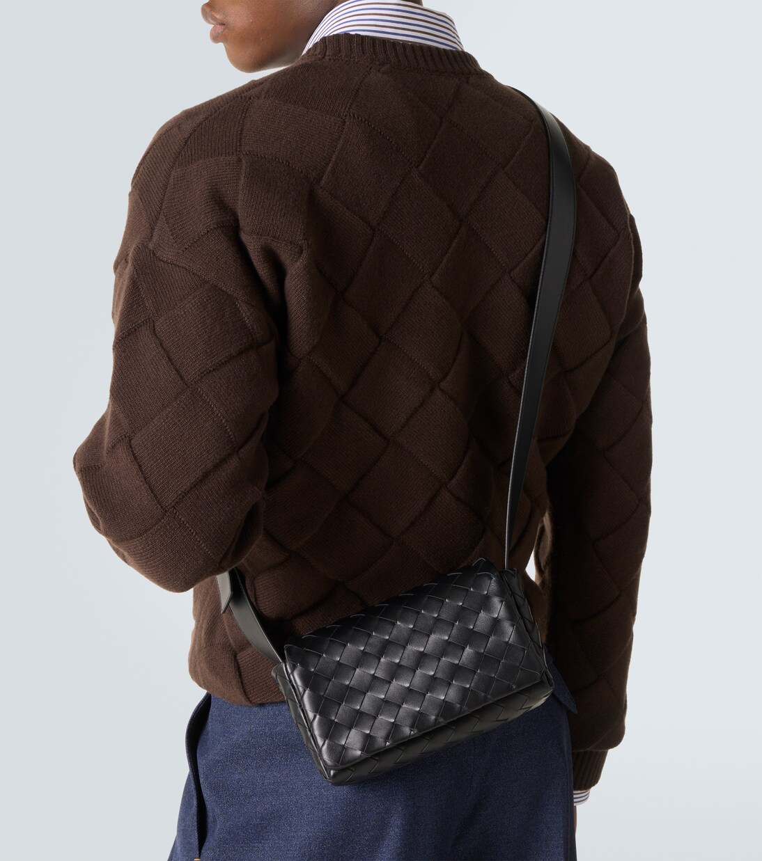 Bolso cruzado de piel Intrecciato | Bottega Veneta
