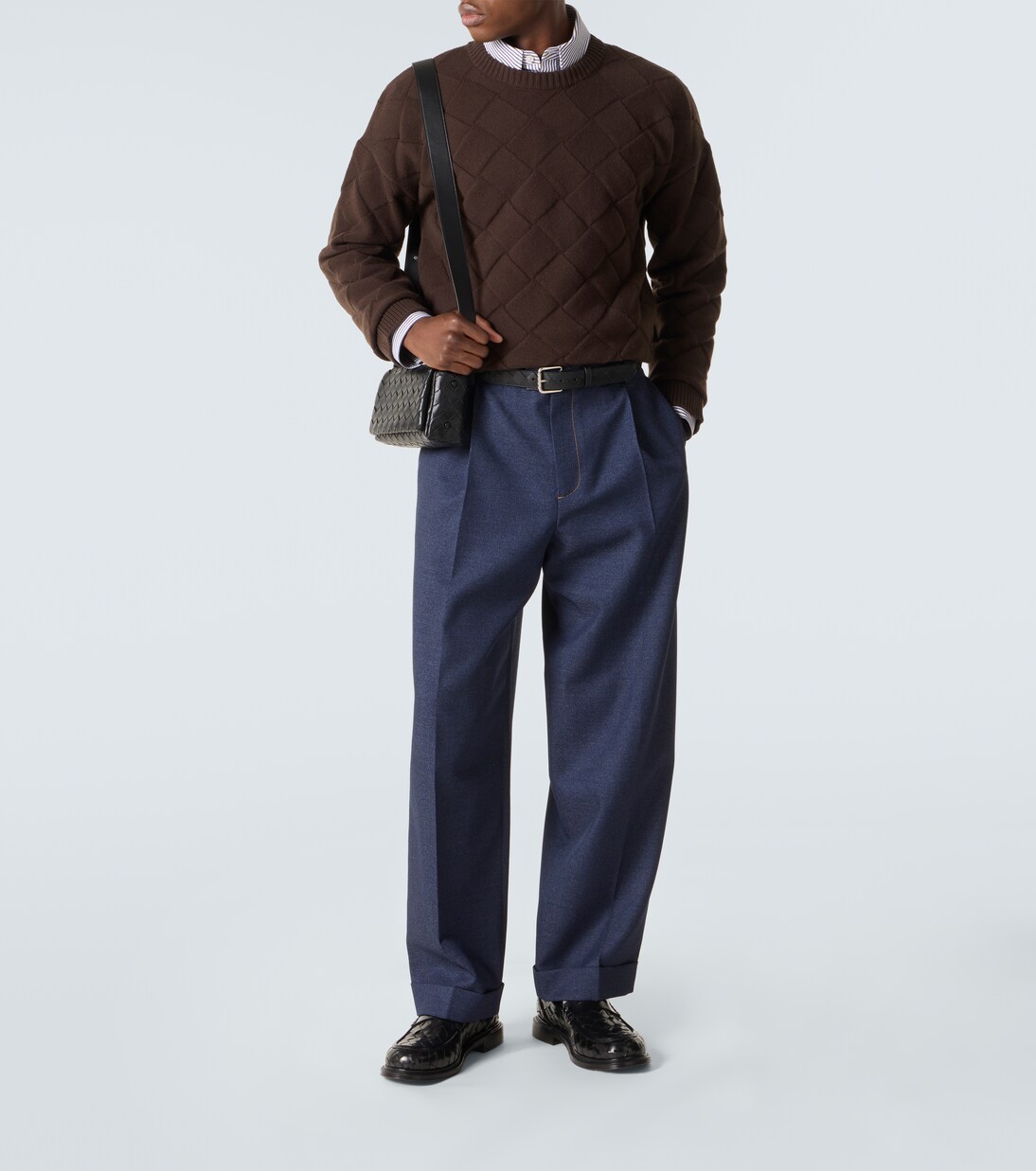 Bolso cruzado de piel Intrecciato | Bottega Veneta