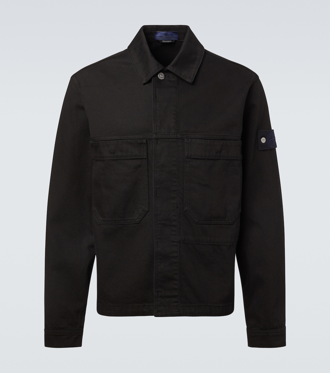 Compass denim overshirt | Stone Island