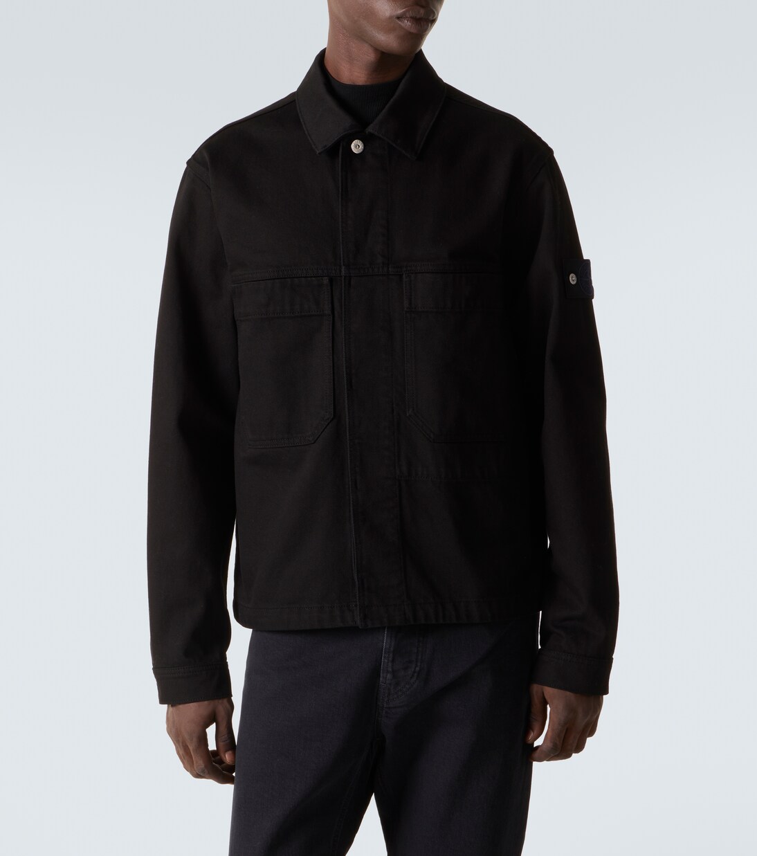 Compass denim overshirt | Stone Island