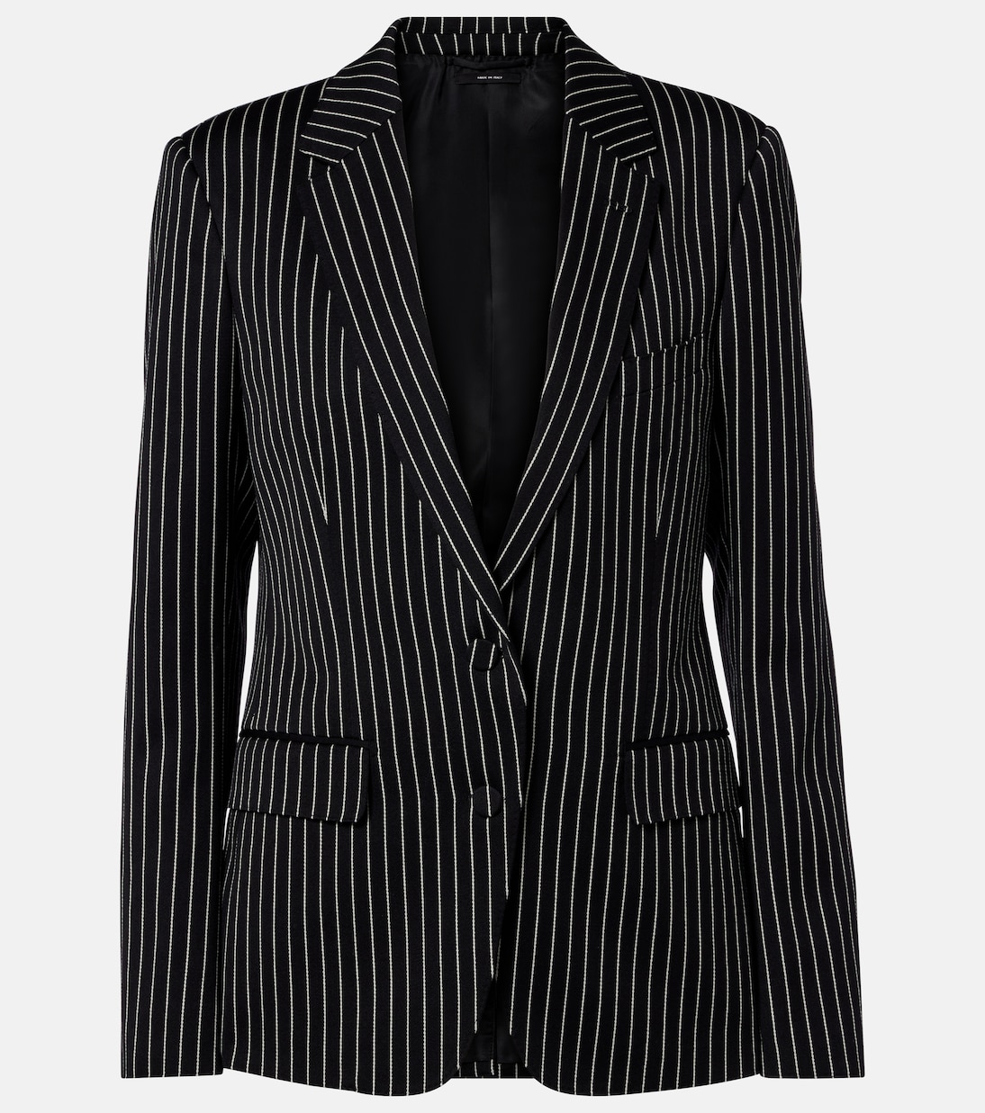 Pinstripe wool and cotton blazer | Tom Ford