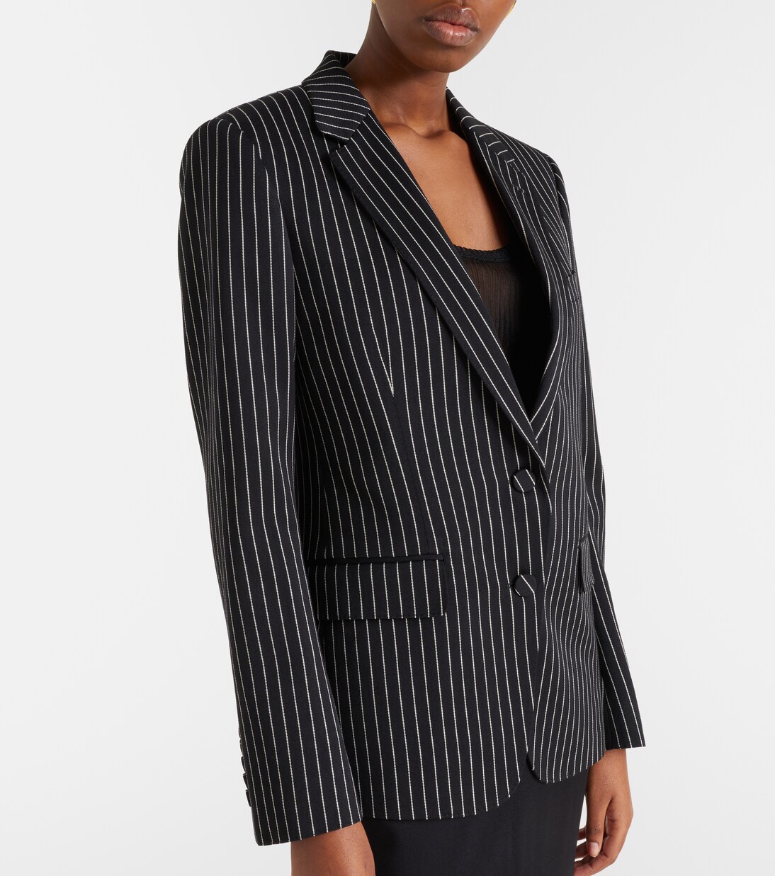Pinstripe wool and cotton blazer | Tom Ford