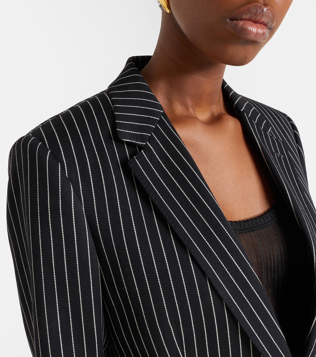 Pinstripe wool and cotton blazer | Tom Ford