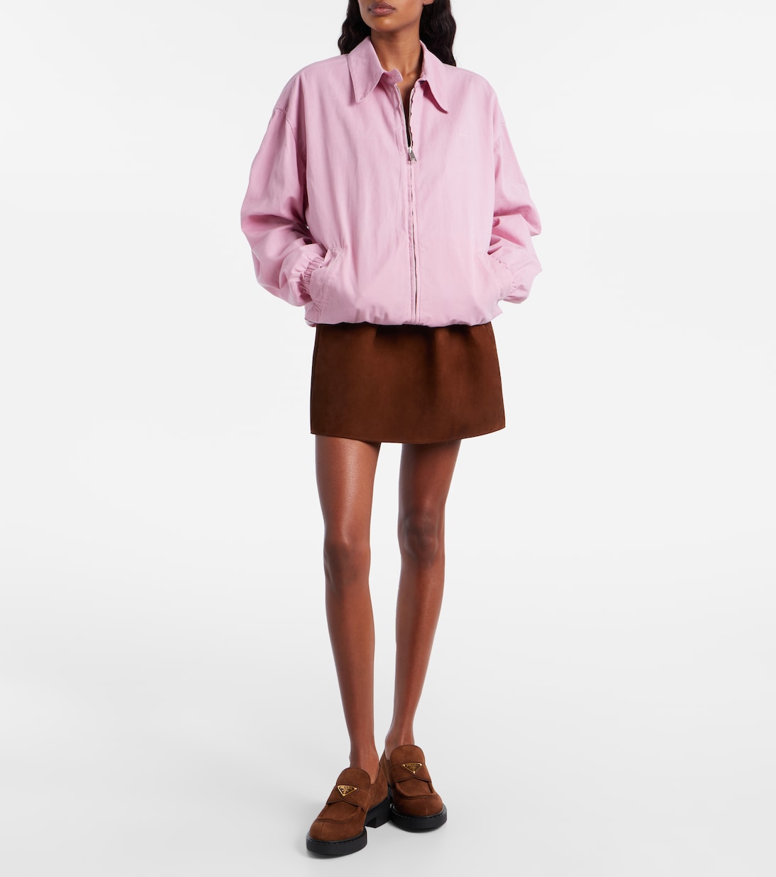 Mocasines Chocolate de ante | Prada