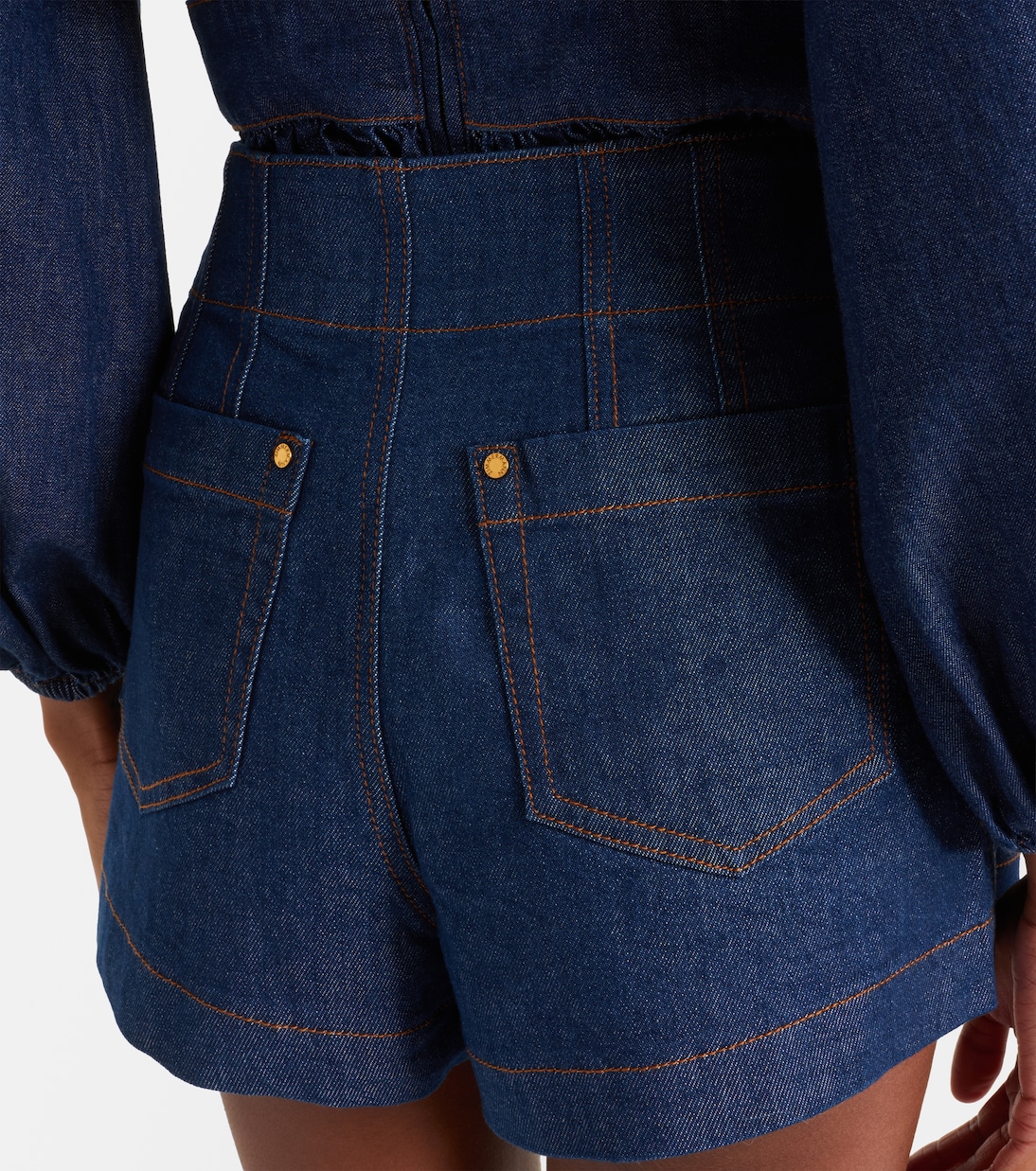 High-Rise Jeansshorts Awaken | Zimmermann
