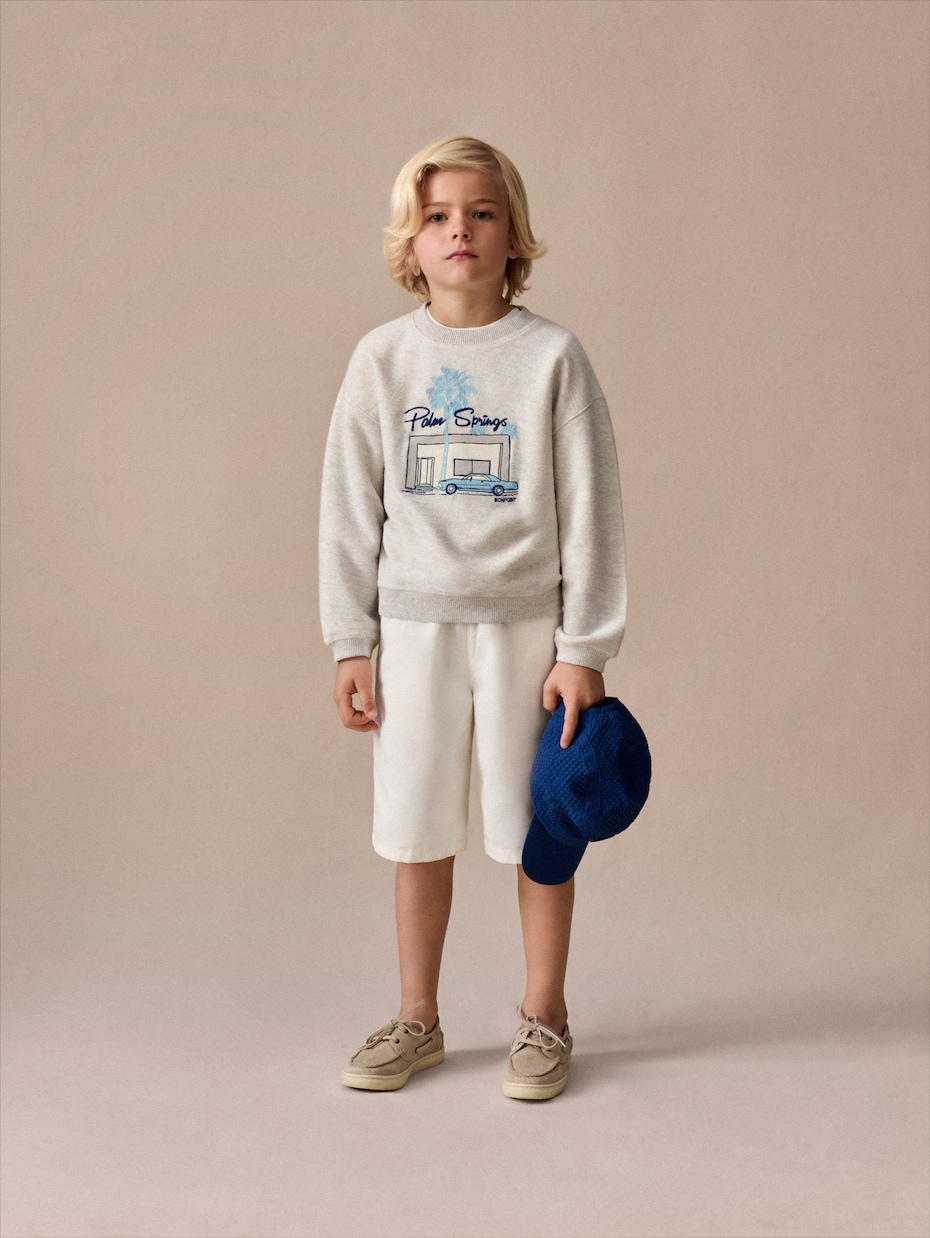 Sweatshirt Tonino aus Jersey | Bonpoint