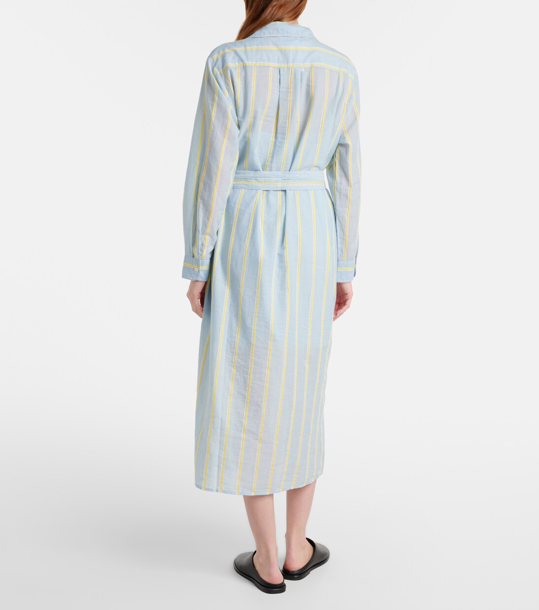 Kimora striped cotton shirt dress | Velvet