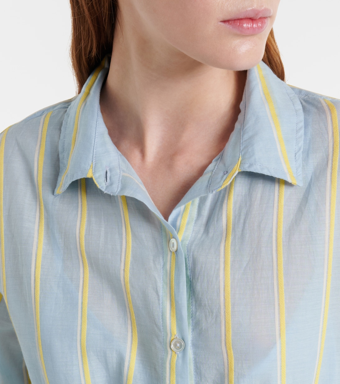 Kimora striped cotton shirt dress | Velvet