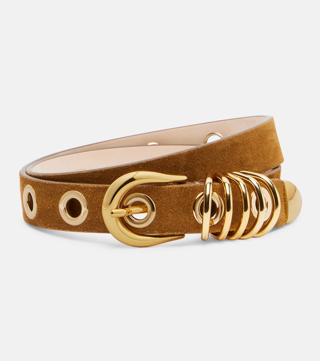 Rivet suede belt | Déhanche