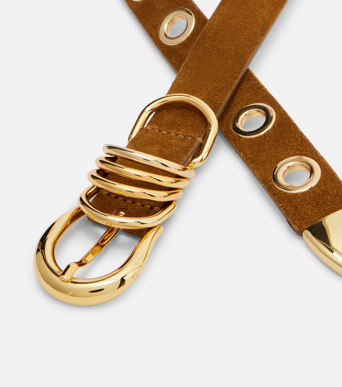 Rivet suede belt | Déhanche