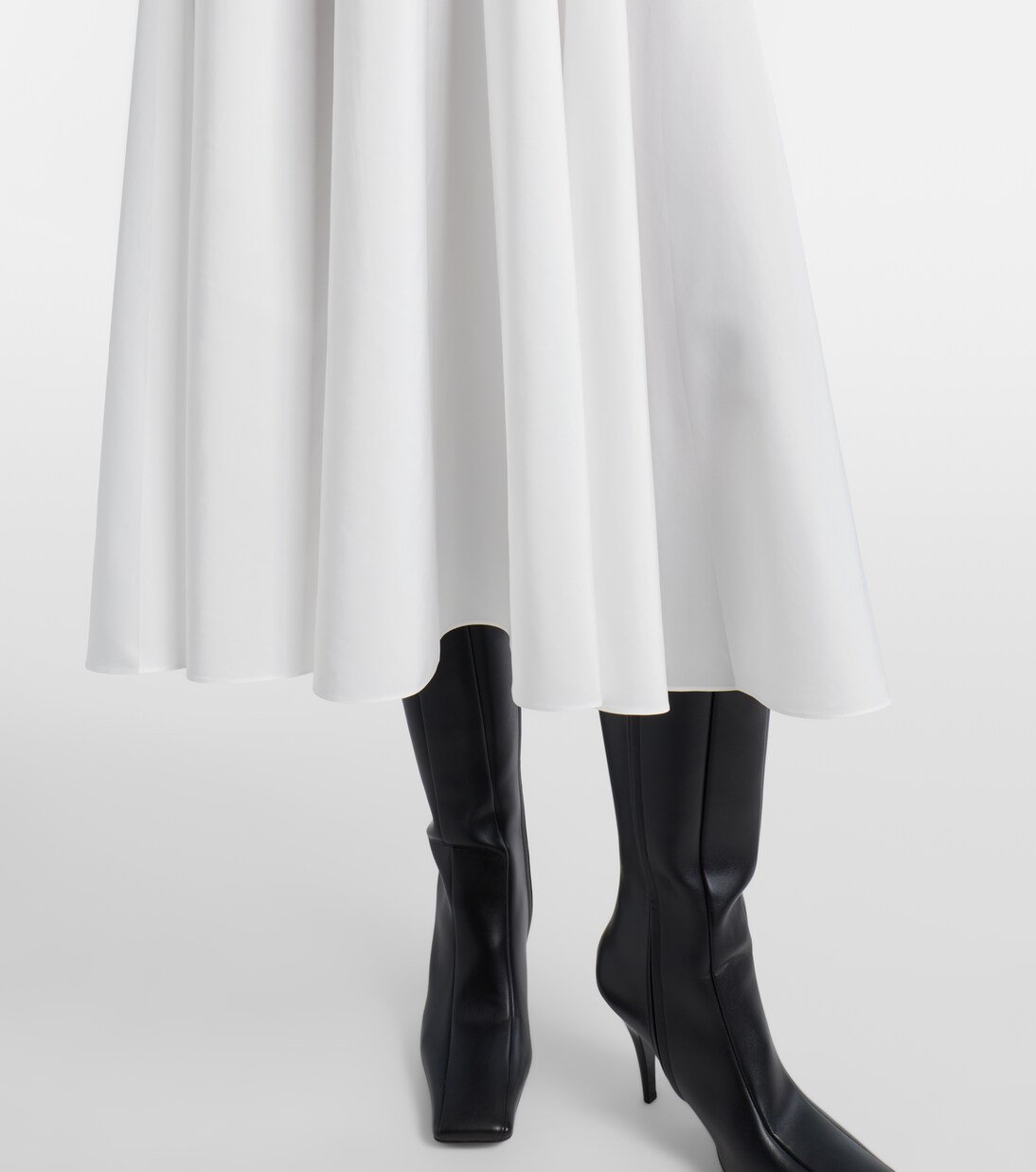 High-rise midi skirt | Norma Kamali