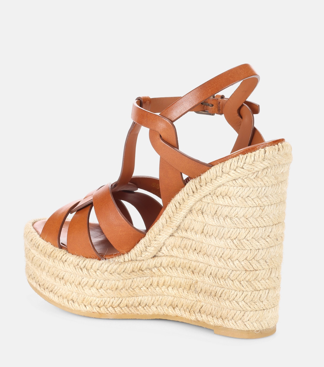 Espadrillas Tribute 130 in pelle con zeppa | Saint Laurent