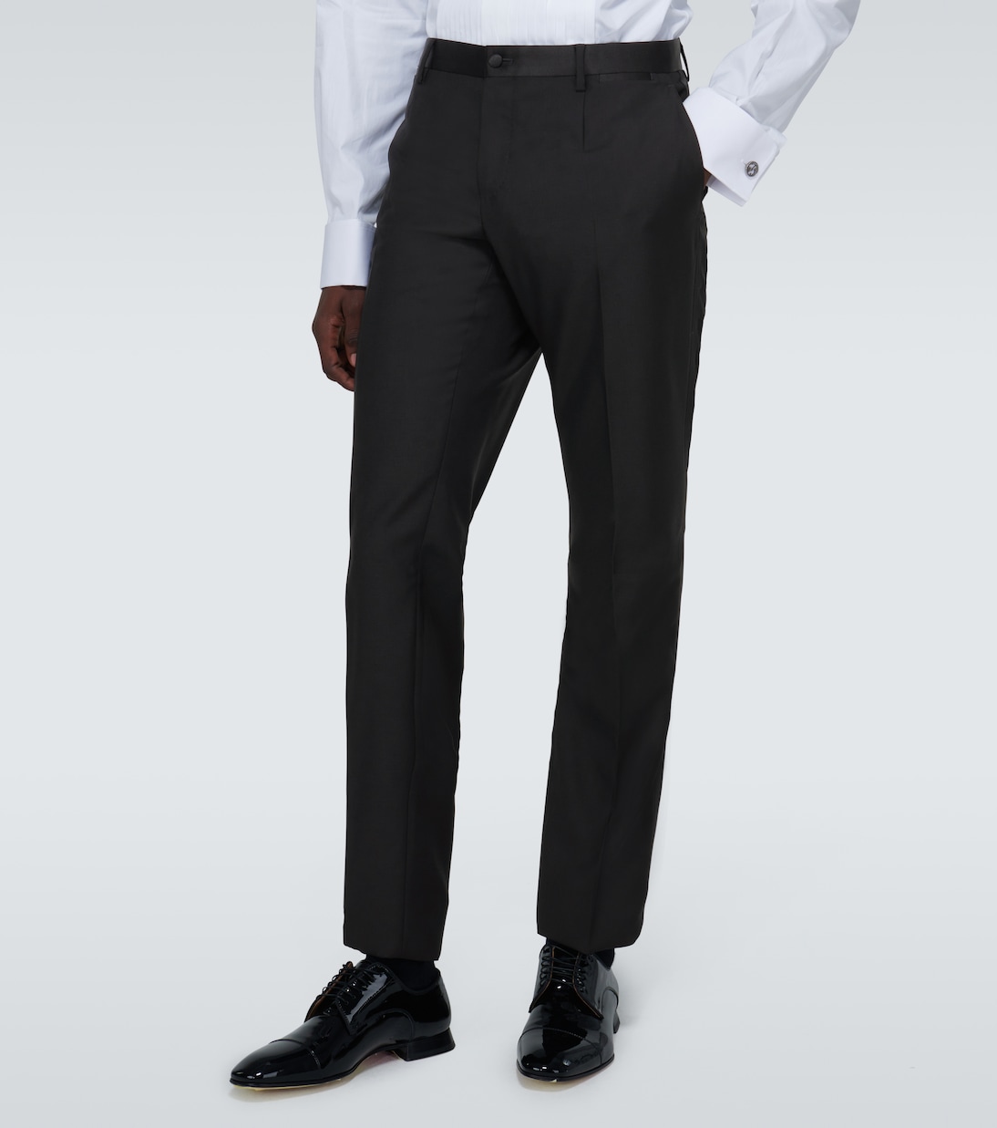 Three-piece wool and silk-blend tuxedo | Dolce&Gabbana
