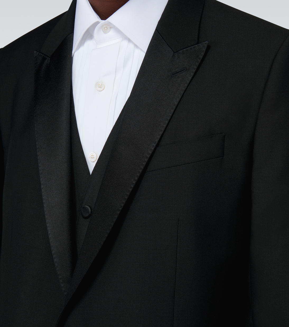 Three-piece wool and silk-blend tuxedo | Dolce&Gabbana