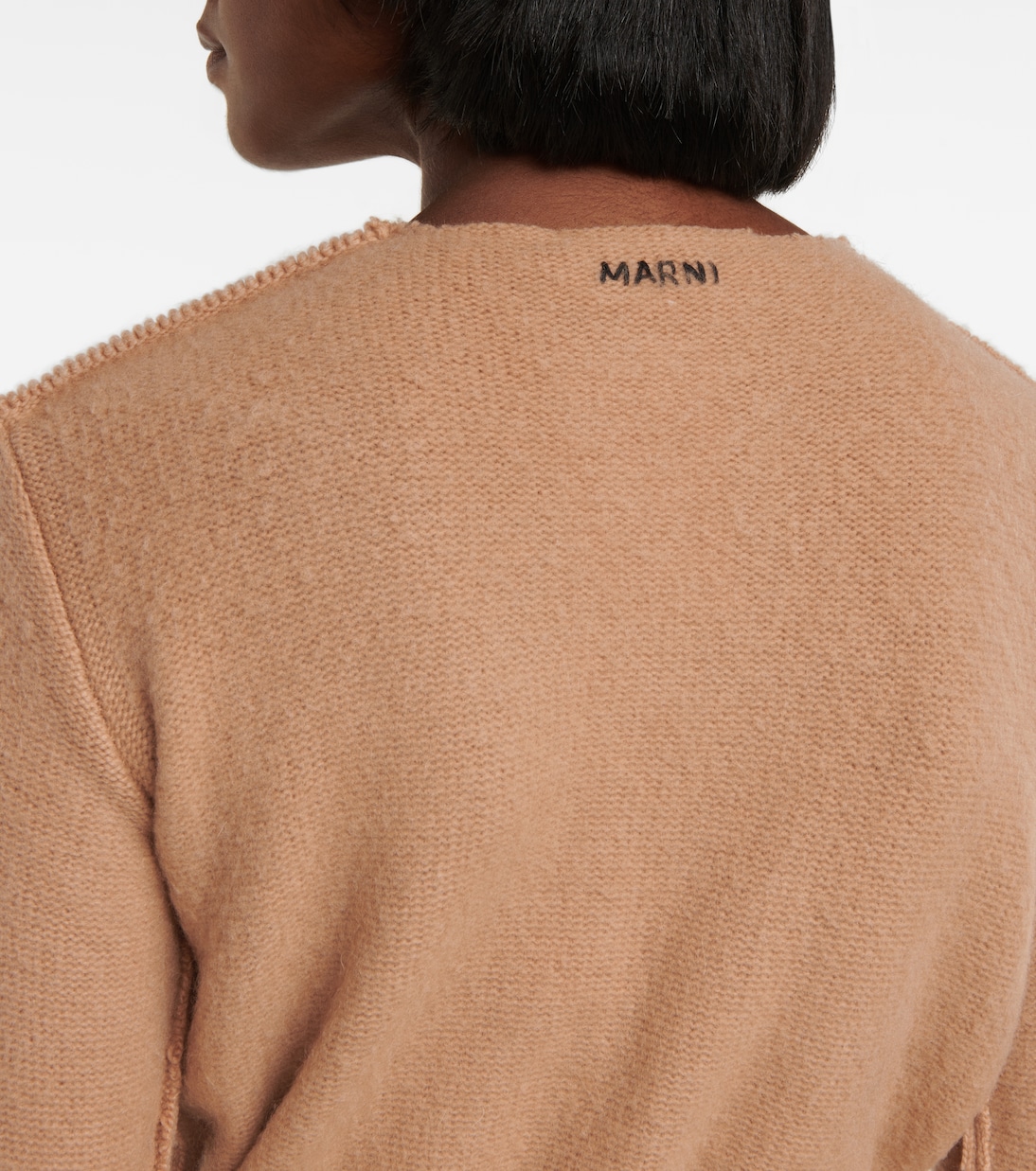 Belted wool and cashmere cardigan | Marni