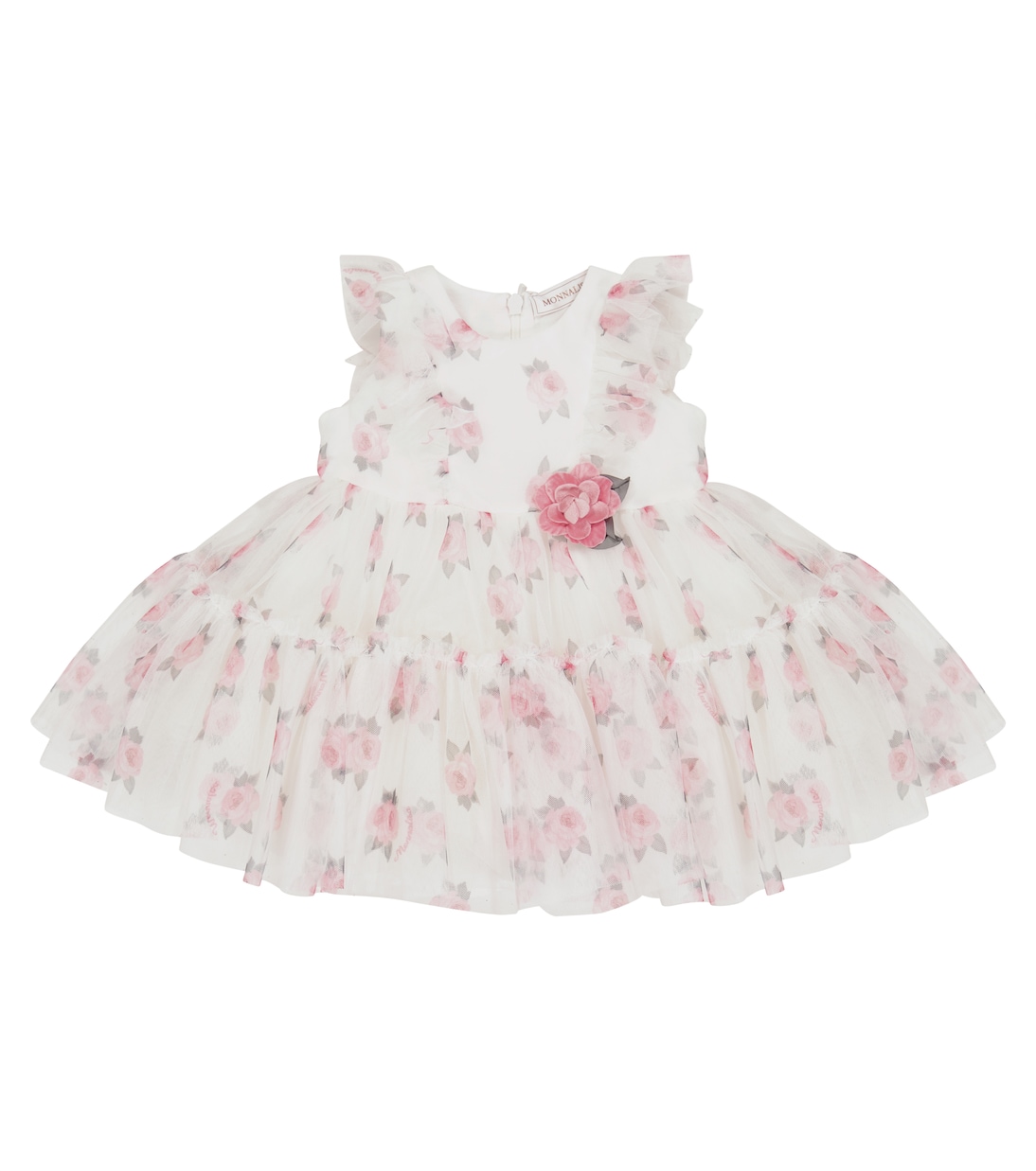 Robe bébé en tulle à fleurs | Monnalisa